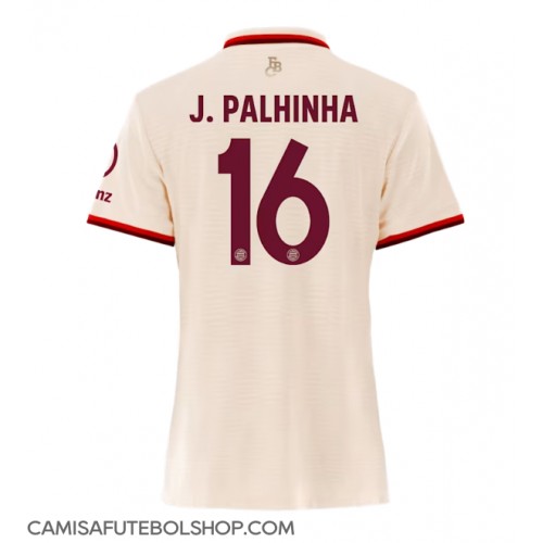 Camisa de time de futebol Bayern Munich Joao Palhinha #16 Replicas 3º Equipamento Feminina 2024-25 Manga Curta